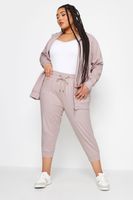 yours joggers capri rosa antiguo mujer curvy y tallas grandes yours