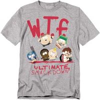 south park camiseta wtf ultimate smackdown para mujer