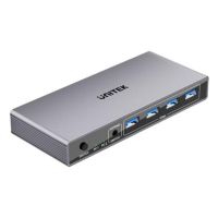interruptor kvm unitek v1310agy01-eu 2 computadoras 4k ultra hd displayport