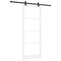 puerta corredera orkdal y negro 93 x 232 cm vidaxl