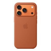 funda de silicona con magsafe para iphone 17 pro terracota