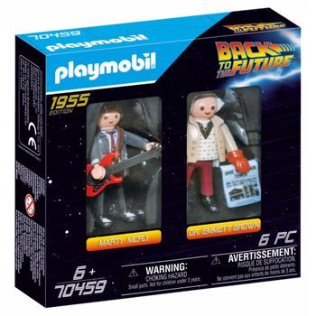 70459 Playmobil Regreso Al Futuro Marty Mcfly Y Dr. Emmett Brown