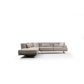 Sofá Rinconera Bentley Corner Puf-o1-c-3r Beige