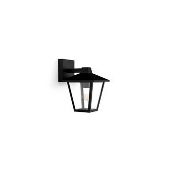 Aplique Exterior Kinno E27 25 W Sin Bombilla, Color Negro, Luz Hacia Abajo