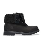 timberland para mujer tb18149a0011 botas de piel authentic mid warm negro 38 w plano cordones casual