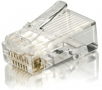 kit 100 conectores rj45 equip categoria 6 121143