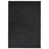 alfombra de pelo corto oviedo negro 200x280 cm vidaxl
