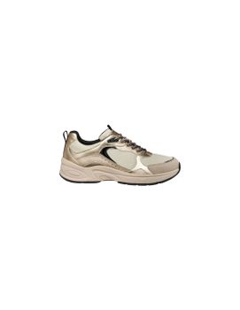 Zapatillas Geox D Zarvia A - Mesh+Gbk Perl. Mujer Papyrus/Oro