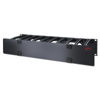 panel de gestion de cables apc ar8606 2u negro