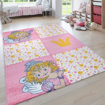 Alfombra infantil Prinzessin lillifee rosa 80x150 cm