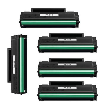 5 toner Compatible Pantum PA210 PA-210 para Pantum P2200, P2500, M6500, M6550, M6600 P2500W P2502W P2508W M6500NW M6550NW M6558NW M6600NW M6608NW 1600 c. 5%