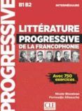 litterature progressive de la francophonie niveau intermediaire b1/b2