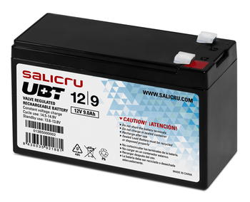 BATERIA UBT 12/9 9 AH / 12V PLOMO SIN MANT. IN