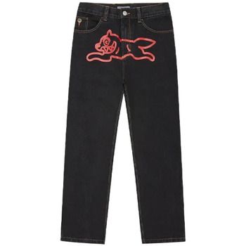 Ice Cream Jeans Pant Running Dog Double Scoop Denim Black para mujer