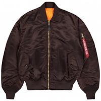 alpha industries chaqueta 100101 ma-1 heritage bomber-696 hunter brown para mujer