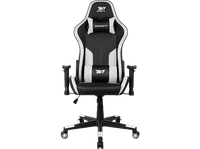 silla gaming - drift dr90 pro v8 2d regulable en altura y anchura hasta 150 kg blanco