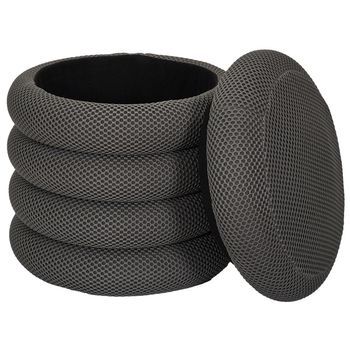 Puf Almacenaje Atom Gris