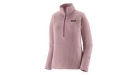 forro polar patagonia r1 air zip neck violeta para mujer