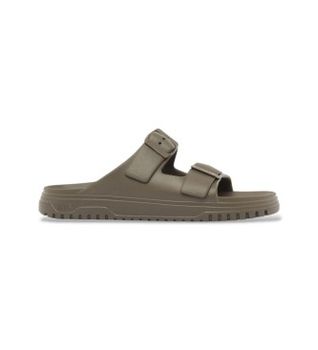 A|X Armani Exchange para hombre. XUP015XV821U6200 Sandalias Xup marrón verdoso (46), Plano, Ninguno, Casual
