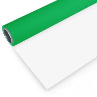 bresser fondo de estudio de vinilo 2x6m verdeblanco