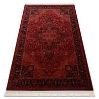 orient y307 alfombra burdeos  negra marco clasico ornamento con f 300x400 cm