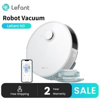 leftant n3 4000pa robot aspirador y fregona sonica combo mapeo de precision con sensores lidar y dtof deteccion ultrasonica de alfombras