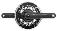 platos y bielas sram red e1 46 33t 12s carbono natural negro
