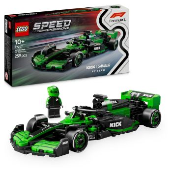 LEGO Speed Champions Coche de Carreras KICK Sauber F1® Team C44, Juego de construcción +10 años - 77247