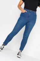 vaqueros pitillo ava azules mujer curvy y tallas grandes yours for good