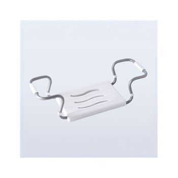 Asiento De Bañera Regulable (minimo 55 Cm, Máximo 70 Cm), Blanco, Medida 55-70 X 26 X 18,7 Cm