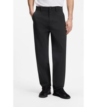 BOSS para hombre. 50565053 Pantalón Chino Cler negro (33/34), Casual, Algodón