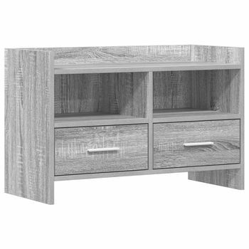 Mueble De Tv 71,5 X 33 X 47 Cm Sonoma Gris Madera De Ingeniería Vidaxl