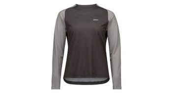 Maillot de manga larga poc motion air mujer gris