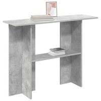 mesa consola  mesa de entrada gris hormigon 100 x 30 x 75 cm