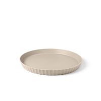 bandeja de polipropileno taupe mate diam 30 cm
