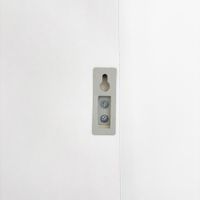 espejo de pared natural de madera mdf de 56x76 cm