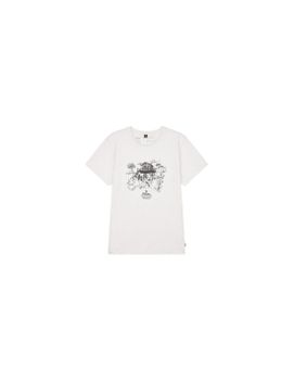 Camiseta Picture D&S Surf Cabin Natural Blanco Hombre
