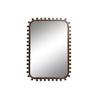espejo mdf cristal 44x25x64 dorado