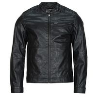 jack  jones cazadora de cuero jjedylan pu biker para hombre