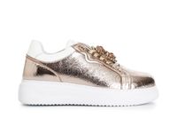 zapatillas deportivas de material laminado con accesorios extraibles light gold 38