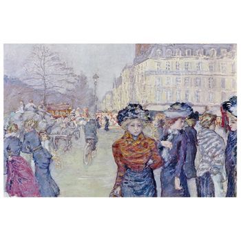 Legendarte - Cuadro Lienzo, Impresión Digital - Place Clichy (1906/07) - Pierre Bonnard - Decoración Pared Cm. 40x60