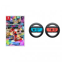mario kart 8 deluxe nintendo switch  nintendo switch joy-con wheel juego de volantes