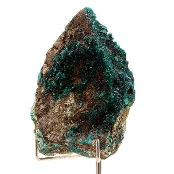 Dioptasa - Piedra Natural De La República Del Congo, Mindouli - Cristal Verde Esmeralda, Poderosa Herramienta De Curación | 439.5 Ct - Certificado De