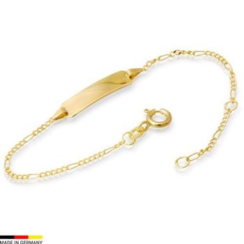 ID Pulsera oro de 14 quilates 14cm