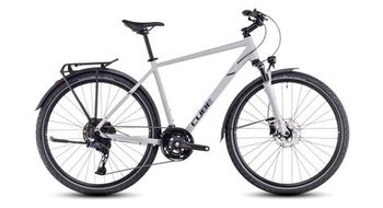 Cube nature exc allroad bicicleta hibrida shimano cues 11s 700 mm gris seasalt 2025