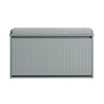 Banco zapatero con 1 puerta gris