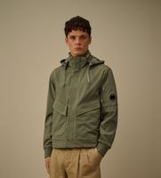 cp company para hombre 20cmow001a005968a chaqueta shell-r lens verde s casual poliamida