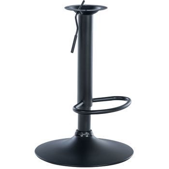 Base Metálica De Repuesto Para Taburetes De Bar 8 X 8 Cm Metal Negro 38.5x38.5x57 Cm Clp
