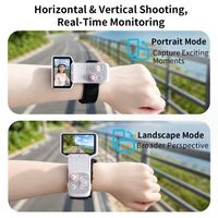 360    soporte ajustable de pantalla separada para camara insta360 luna ultrapro accesorio para grabacion horizontal y vertical