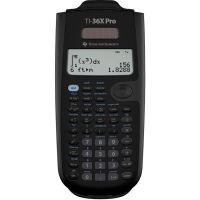 calculadora cientifica texas instruments ti-36x pro pantalla lcd 4 lineas mathprint natural logexponencial estadisticas polinomios matrices complejos base n conversion de unidades negro